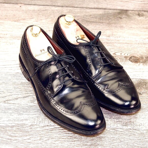 Allen Edmonds RICHMOND Longwing 9 D Black * add $15 new Cedar Trees main image 9